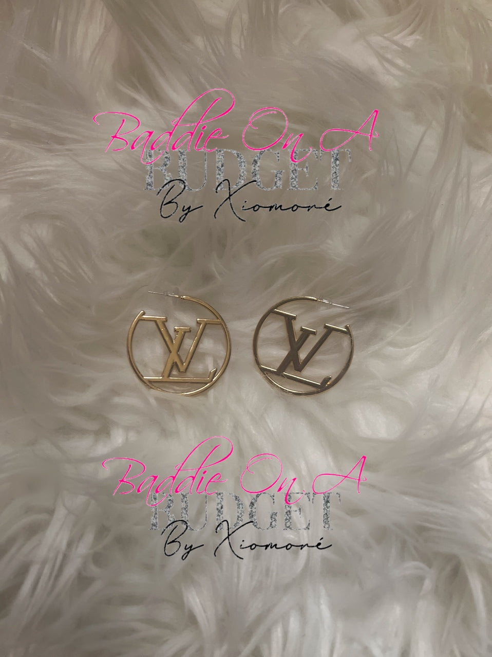 Classy LV Hoops – Baddie On A Budget by Xiomore